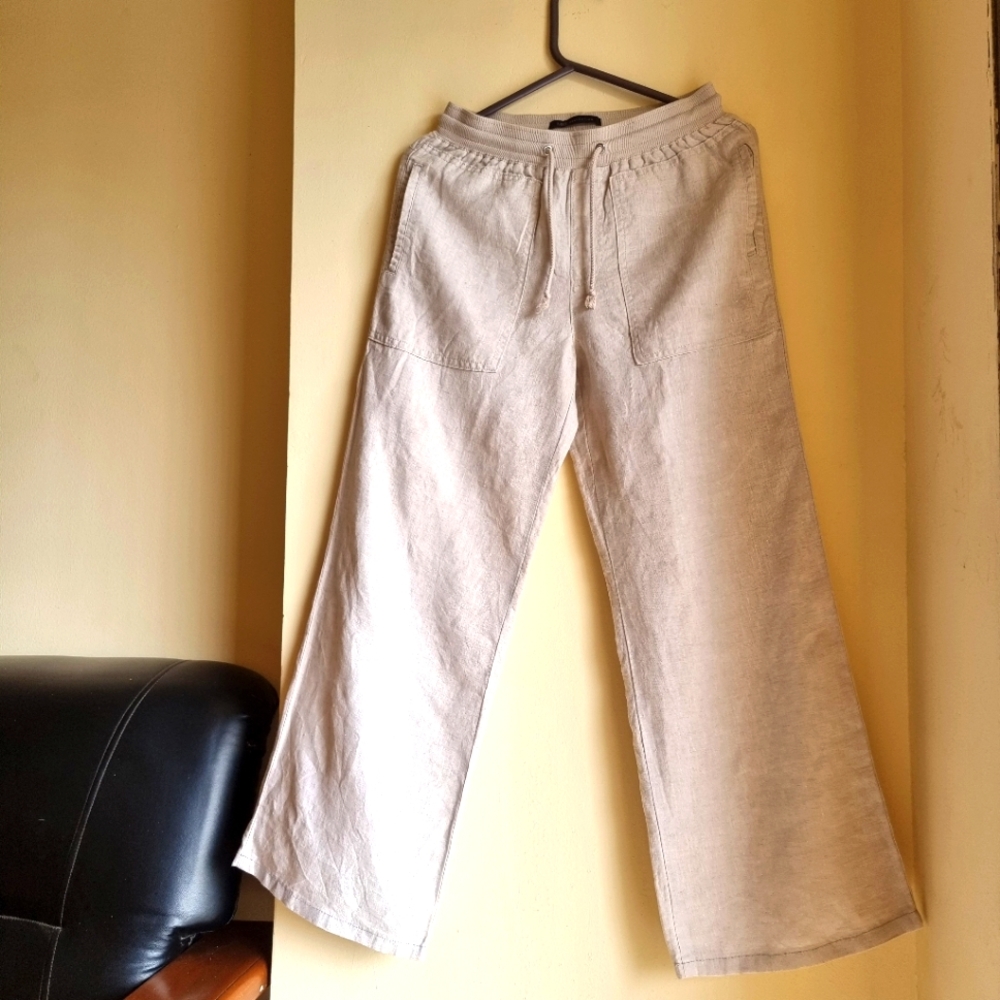 Marks and spencer women regular fitBeige trouser. - Picture 7 of 10